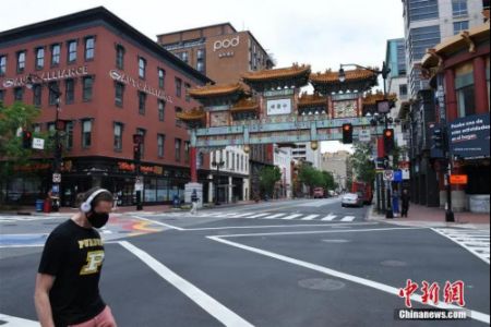 当地时间5月29日，华盛顿市中心的唐人街街景。中新社记者 陈孟统 摄
