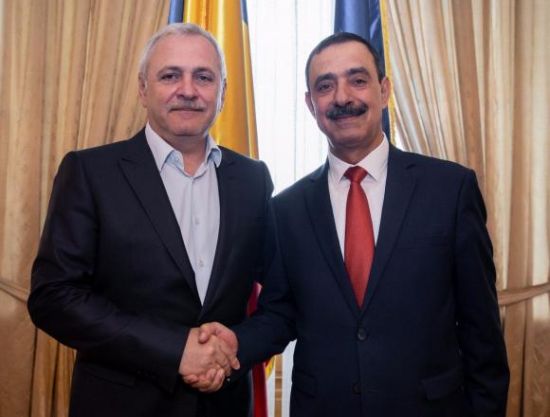 利维·德雷格诺和巴勒斯坦驻罗马尼亚大使